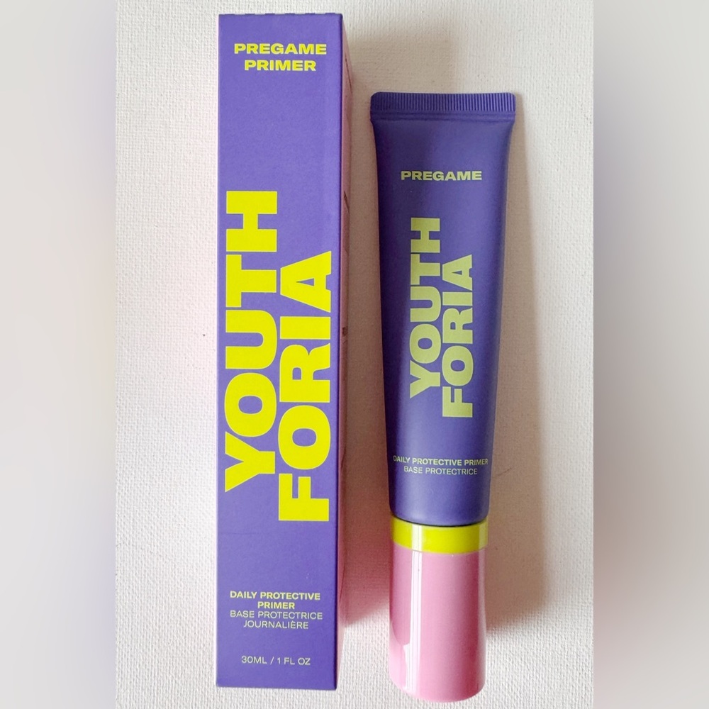 NEW Youthforia Pregame Primer NIB Hydrating Silicone-Free Makeup Primer